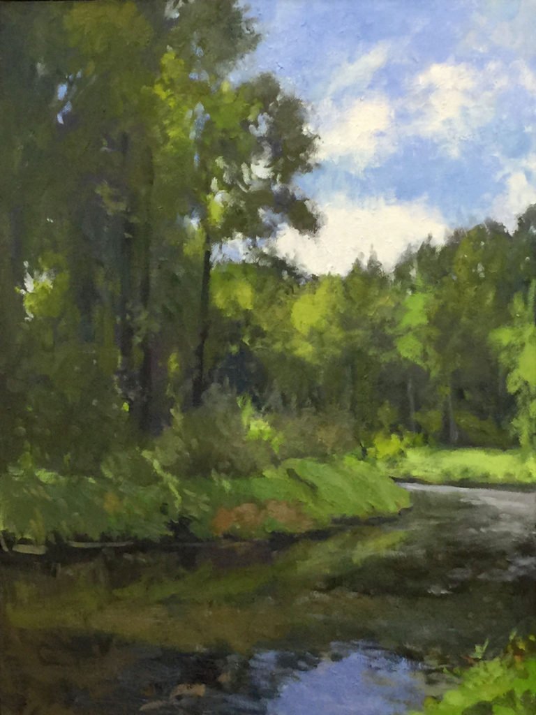 Bothell Landing 3, oil on canvas, 24 x 18 inches, copyright ©2016