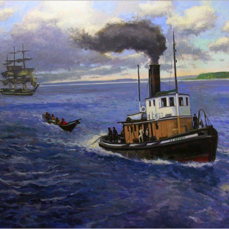 J. E. Boyden, oil on canvas, 42 x 60 inches, copyright ©2012
