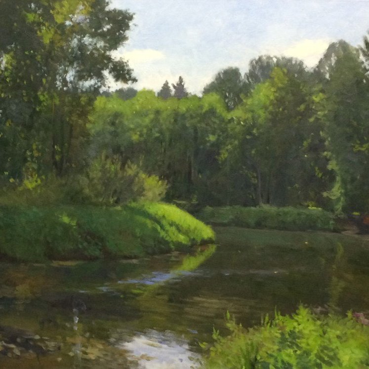 Bothell Landing 1, oil on canvas, 30 x 40 inches, copyright ©2014