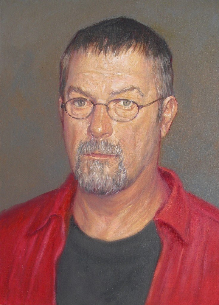 My Friend Bill, oil on canvas board, 16 x 12 inches, copyright ©2013