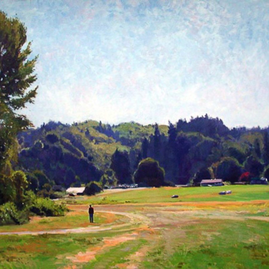 PERFECT BLUE DAY, oil on canvas, 48 x 72 inches, copyright ©2001