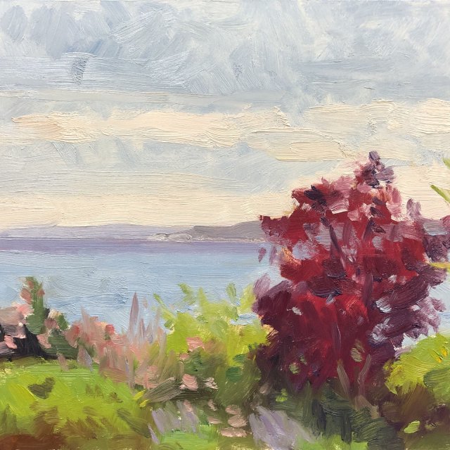 Esplanade Apunte 1, oil on panel, 8 x 10 inches, copyright ©2019