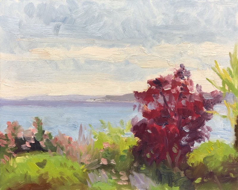 Esplanade Apunte 1, oil on panel, 8 x 10 inches, copyright ©2019