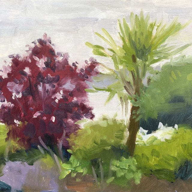 Esplanade Apunte 2, oil on panel, 8 x 10 inches, copyright ©2019