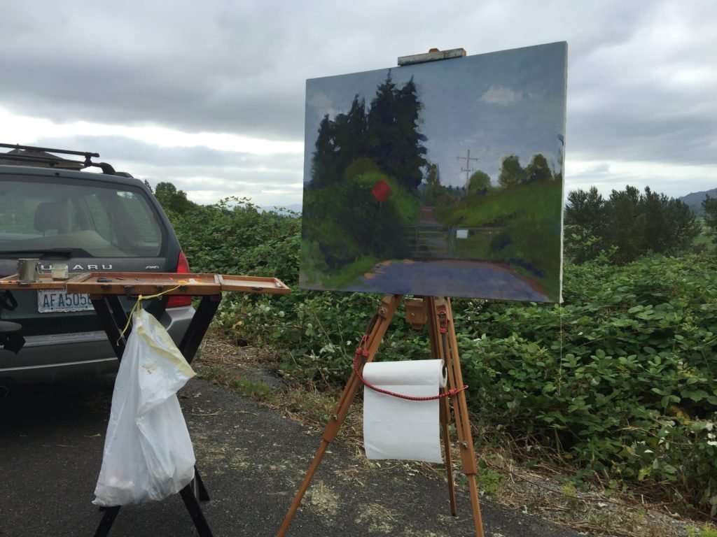 No Trespassing setup.