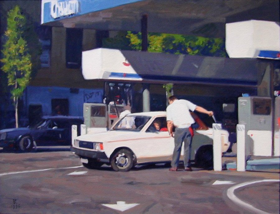 Signs And Signals, oil on canvas, 30 x 40 inches, copyright 1991
