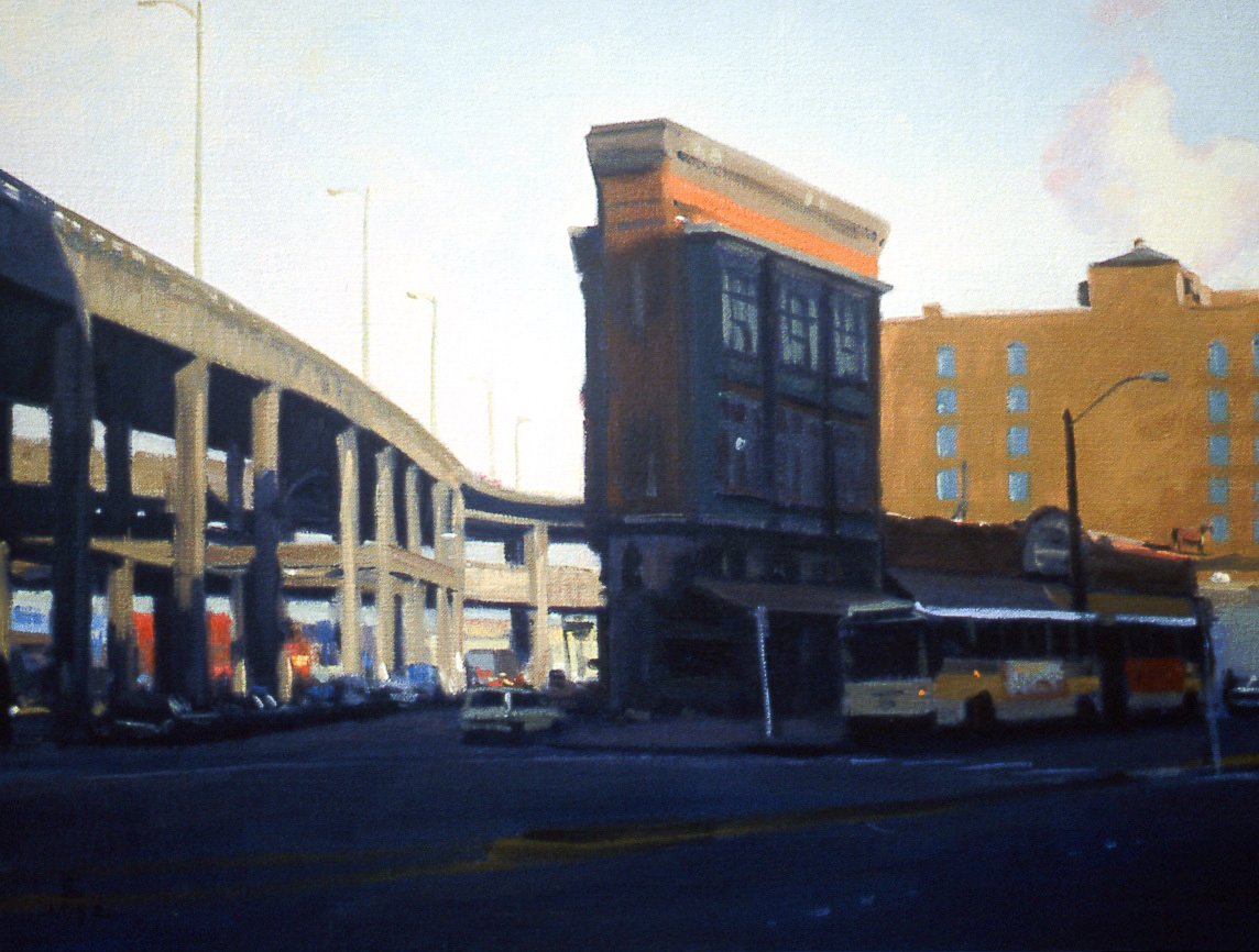 Flat Iron Building II, oil on canvas, 16 X 20 inches, copyright ©1992