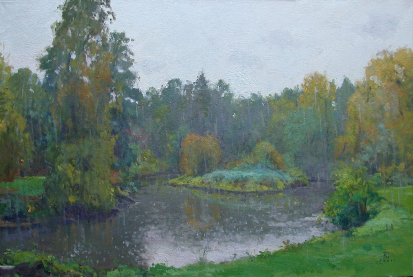 I Wish It Would Rain, oil on canvas, 24 X 36 inches, copyright ©2001
